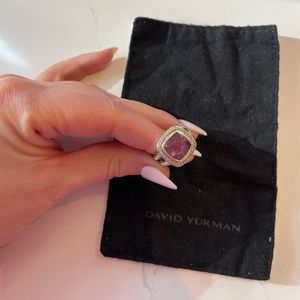 David Yurman Amethyst ring size 7